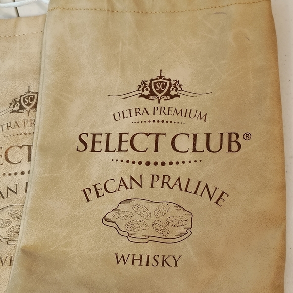 Select Club Pecan Praline Whisky Bags 10.5''x7'' Set of 4 - Picture 2 of 3